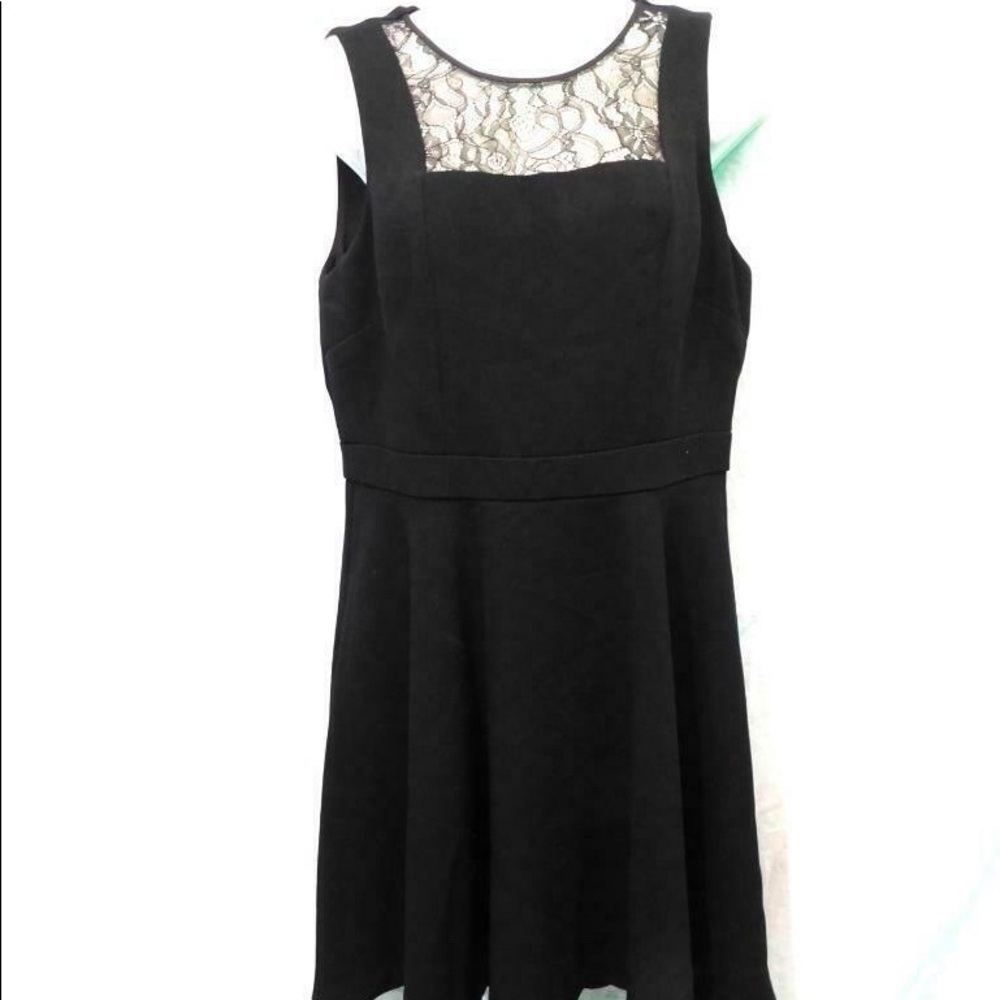 BCBG black skater dress